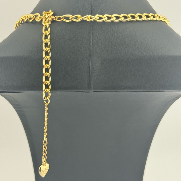 Rhinestone Multicolor Necklace and Earrings Set - Picture 2 of 4